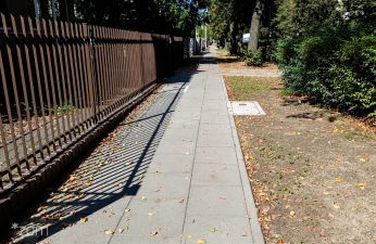 Nowy chodnik na Ściegiennego. fot. Bartosz Jankowski / ZDM