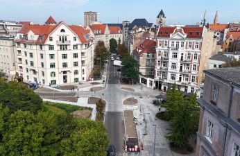 Przebudowa skrzyżowania ul. Taylora i Kościuszki. fot. PIM