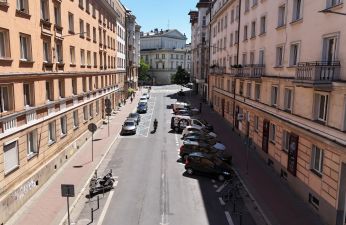 Ulica 3 Maja - stan obecny widziany z perspektywy lotu ptaka. fot. PIM