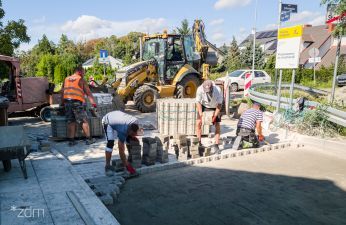 Budowa ulicy Łysy Młyn. fot. Bartosz Jankowski / ZDM