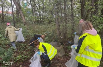 Posprzątaliśmy kawałek świata. fot. Bartosz Szczepaniak / ZDM