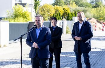 Briefing prasowy poświęcony nawierzchniom ażurowym. fot. Bartosz Jankowski / ZDM