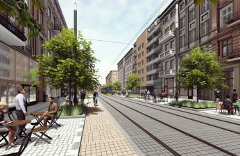 Poglądowa wizualizacja ul. Ratajczaka. fot. PIM