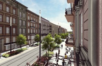 Poglądowa wizualizacja ul. Ratajczaka. fot. PIM