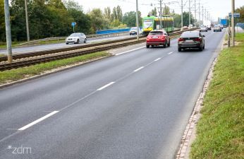 Ulica Hetmańska z nową nawierzchnią. fot. Bartosz Jankowski / ZDM