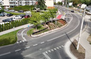 Droga rowerowa w rejonie ul. Miedzianej. fot. PIM