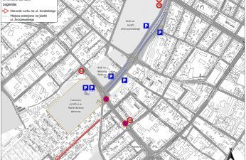 Organizacja ruchu w okolicach cmentarza na Górczynie w okresie Wszystkich Świętych