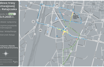 Objazdy na Rataje od 3 listopada 2025 r.