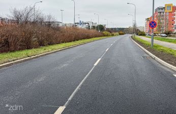 Nowa nawierzchnia poprawia bezpieczeństwo i komfort podróży. fot. Bartosz Szczepaniak / ZDM