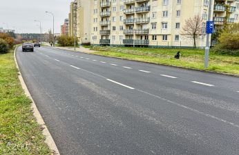 Nowa nawierzchnia poprawia bezpieczeństwo i komfort podróży. fot. Bartosz Szczepaniak / ZDM