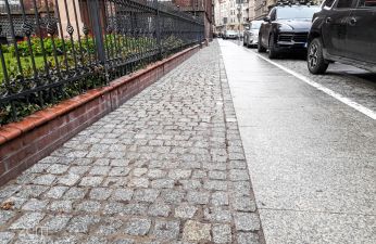 Zakończył się remont chodnika na ul. Łąkowej.