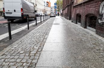 Zakończył się remont chodnika na ul. Łąkowej.