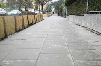 Wyremontowaliśmy chodnik na ulicy Palacza.