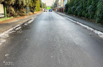 Ulica Nowogrodzka z nową nawierzchnią. fot. Bartosz Szczepaniak / ZDM