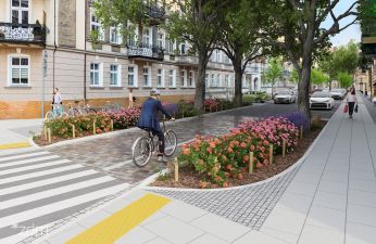 Wizualizacja poglądowa ulicy Kilińskiego.