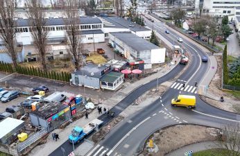 Budowa nowej drogi rowerowej wzdłuż ul. Berdychowo dobiega końca. fot. PIM