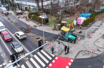 Budowa nowej drogi rowerowej wzdłuż ul. Berdychowo dobiega końca. fot. PIM