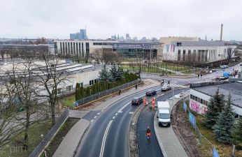 Budowa nowej drogi rowerowej wzdłuż ul. Berdychowo dobiega końca. fot. PIM