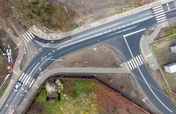 Skrzyżowanie ulic Pokrzywno, Torowa i Urszulanek stało się bardziej bezpieczne. 