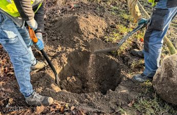 Tak wyglądały prace na ul. Michałowo. fot. Bartosz Szczepaniak / ZDM