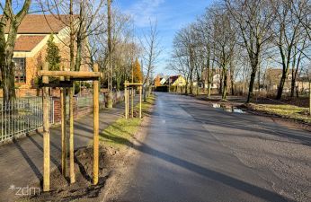 Tak wyglądały prace na ul. Michałowo. fot. Bartosz Szczepaniak / ZDM