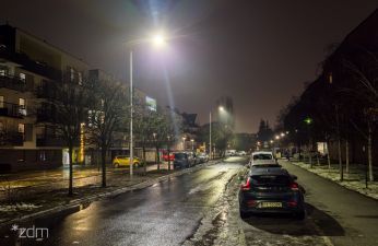 Na ulicy Rubież wybudowaliśmy oświetlenie uliczne. fot. Bartosz Jankowski / ZDM