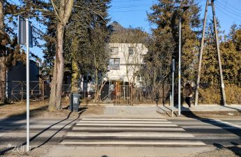 Nowe przejście dla pieszych przez ul. Michałowo. fot. ZDM