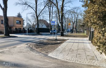 Nowe przejście dla pieszych przez ul. Michałowo. fot. ZDM