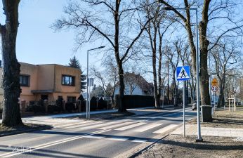 Nowe przejście dla pieszych przez ul. Michałowo. fot. ZDM