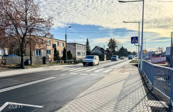 Nowe przejście dla pieszych przez ul. Ostrowską. fot. Bartosz Szczepaniak / ZDM