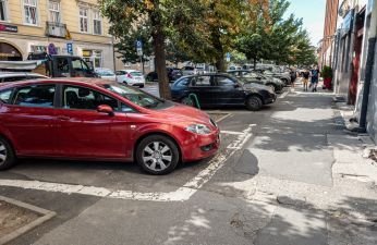 Ulica Słowackiego przed metamorfozą.