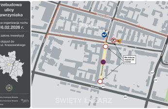 Zmiana organizacji ruchu w rejonie ul. Wawrzyniaka