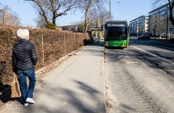 Przystanek autobusowy Koronkarska. fot. Bartosz Jankowski / ZDM