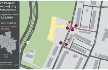 Zmiany w organizacji ruchu w rejonie ul. Konarskiego