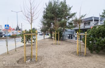 Nowy chodnik na Podolanach. fot. Bartosz Jankowski / ZDM