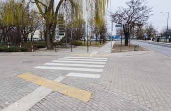 Nowy chodnik na Podolanach. fot. Bartosz Jankowski / ZDM