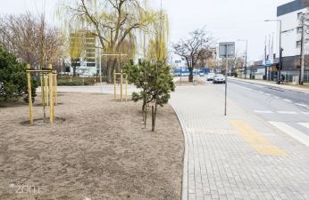 Nowy chodnik na Podolanach. fot. Bartosz Jankowski / ZDM