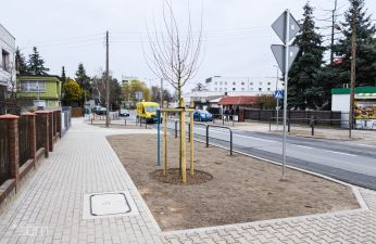 Nowy chodnik na Podolanach. fot. Bartosz Jankowski / ZDM
