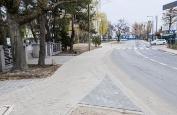 Nowy chodnik na Podolanach. fot. Bartosz Jankowski / ZDM