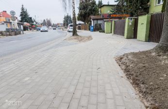 Nowy chodnik na Podolanach. fot. Bartosz Jankowski / ZDM