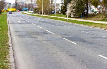 Północna jezdnia ulicy Serbskiej zostanie wyremontowana. fot. B.Jankowski/ZDM