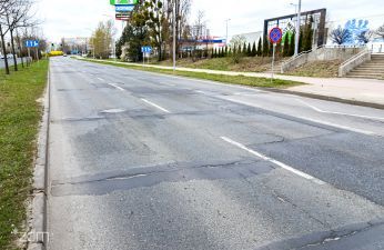 Północna jezdnia ulicy Serbskiej zostanie wyremontowana. fot. B.Jankowski/ZDM 