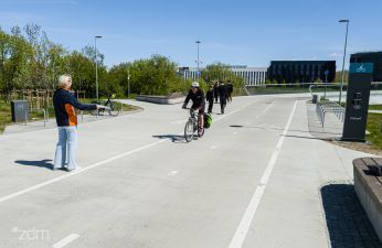 W Poznaniu nie brakuje tras rowerowych. fot. Bartosz Jankowski / ZDM