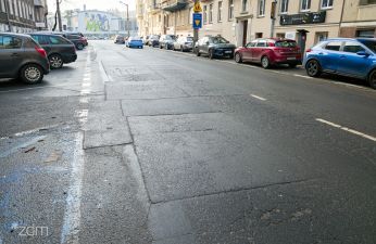 Wyremontujemy nawierzchnię jezdni na ulicy Zeylanda. fot. Bartosz Jankowski / ZDM