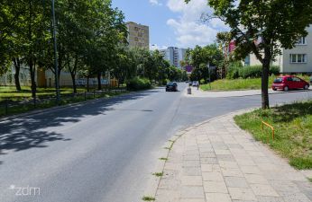 Przejście dla pieszych zostanie wykonane przez ul. Gen. St. Maczka. fot. Bartosz Jankowski / ZDM