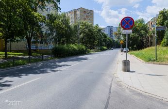 Przejście dla pieszych zostanie wykonane przez ul. Gen. St. Maczka. fot. Bartosz Jankowski / ZDM