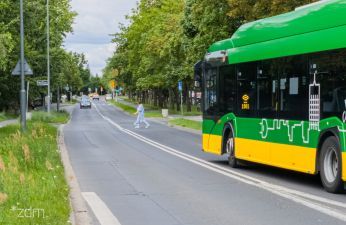 Przez ul. Stróżyńskiego powstanie nowe przejście dla pieszych. fot. Bartosz Jankowski / ZDM