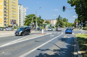 Będzie bezpieczniej na skrzyżowaniu Grochowska – Marcelińska. fot. Bartosz Jankowski / ZDM