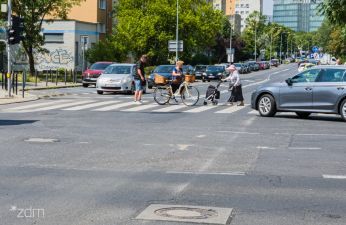 Będzie bezpieczniej na skrzyżowaniu Grochowska – Marcelińska. fot. Bartosz Jankowski / ZDM