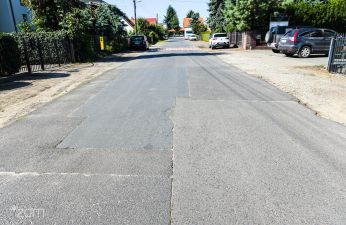 Naprawimy jezdnię ulicy Krokusowej. fot. Bartosz Jankowski / ZDM